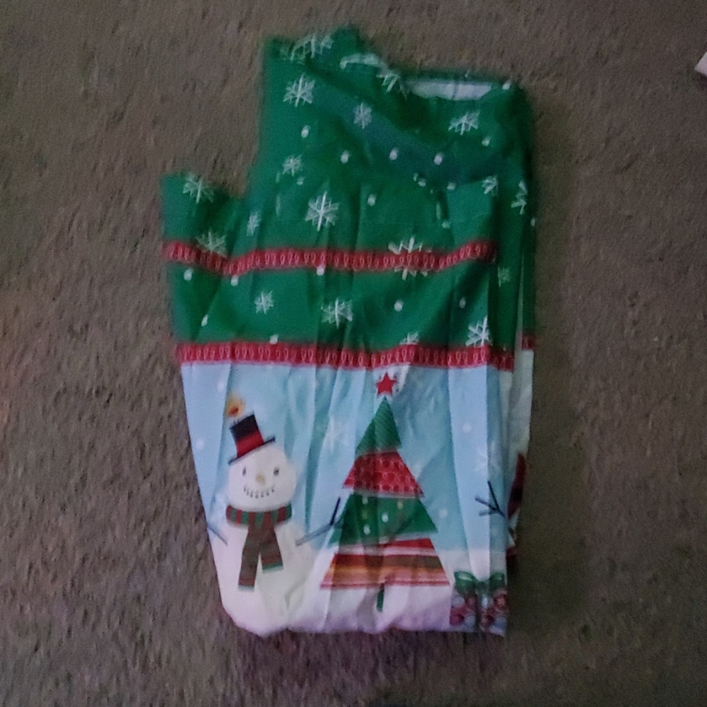 Christmas shower curtain